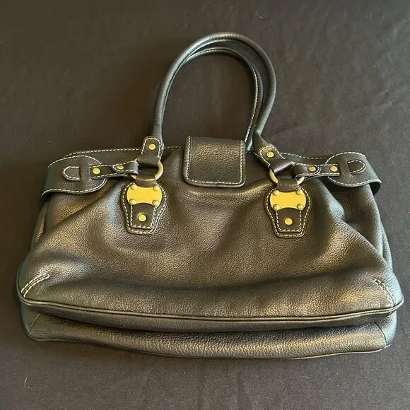 Michael Kors Black Leather Handbag Absolutely Stunning! great condition - Picture 4 of 12